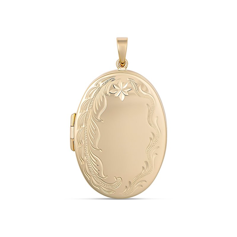 Peta X-Large Oval Engraved Locket - Paterson Fine Jewellery - Supplier ...