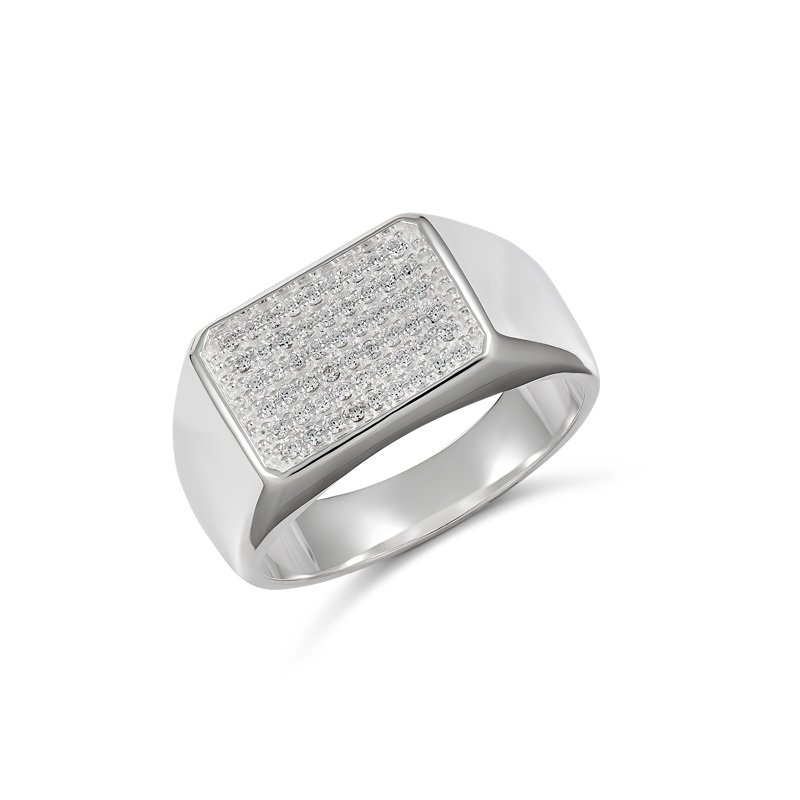Dax Cubic Zirconia Ring (GR163-CZA (T) - ring size T)