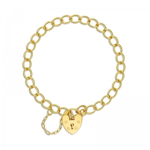 Brooklyn Curb Bracelet Yellow Gold Plated