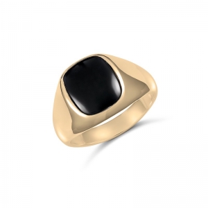 Aldo Cushion Black Onyx Ring (780C - )