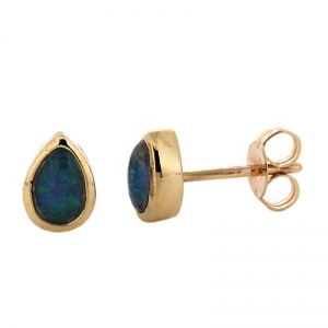 Ada Pear Triplet Opal Earring (EO1013-TC - )