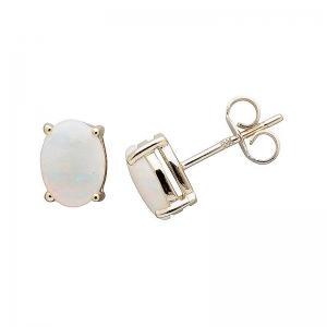 Celeste 7x5mm Oval Triplet Opal Earring