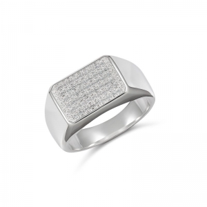 Dax Cubic Zirconia Ring Silver